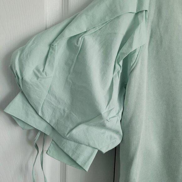 NWT MARIE OLIVER viva popover oasis green womon's top size M - Picture 4 of 5